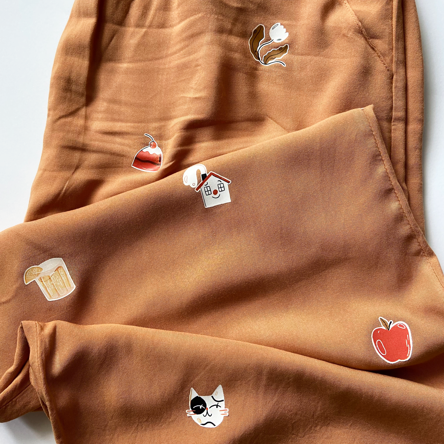 Planche de Tatouages Textile Motifs d'été