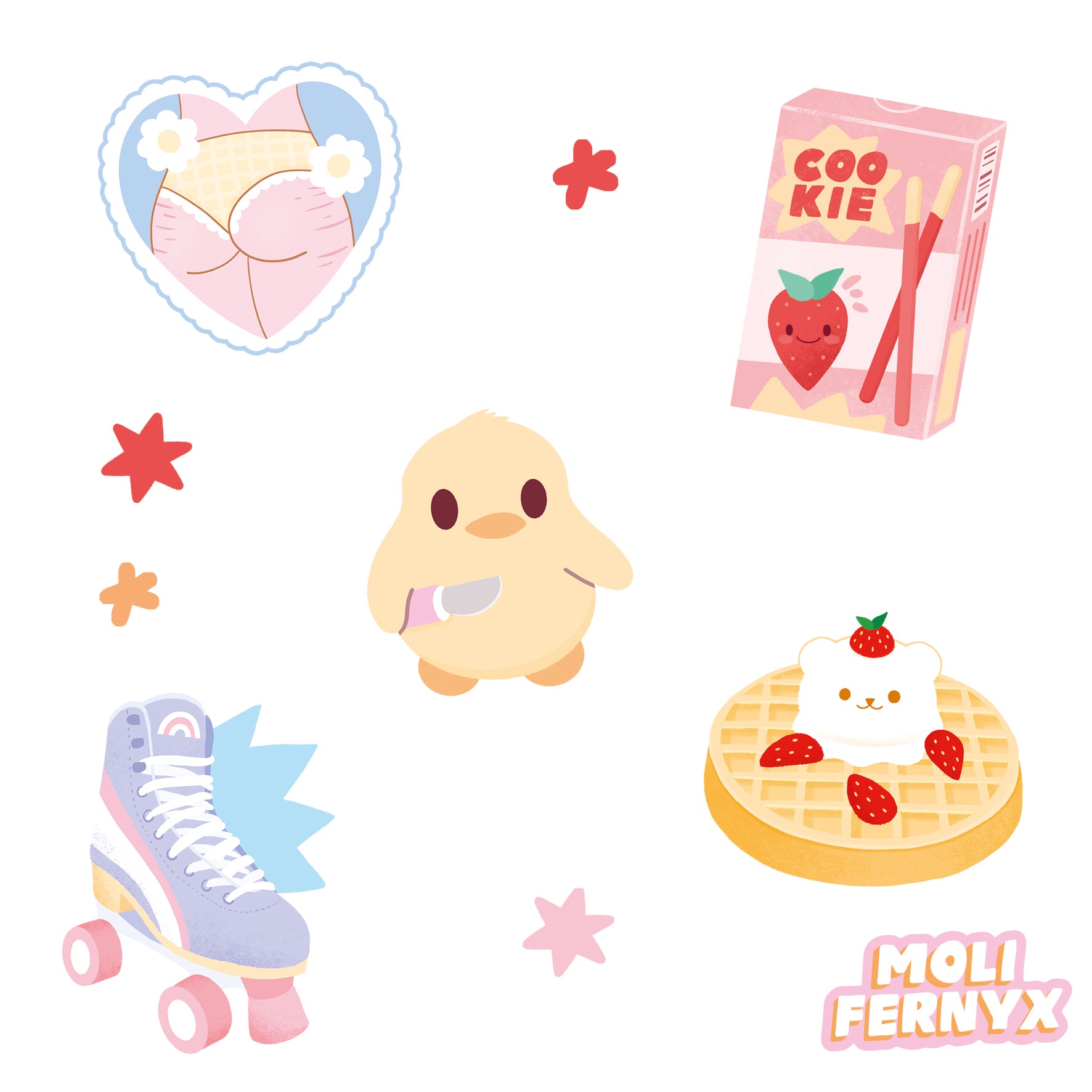 Planche de Tatouages Textile Moli