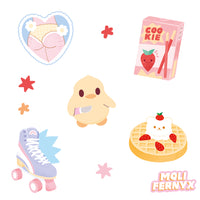 Planche de Tatouages Textile Moli