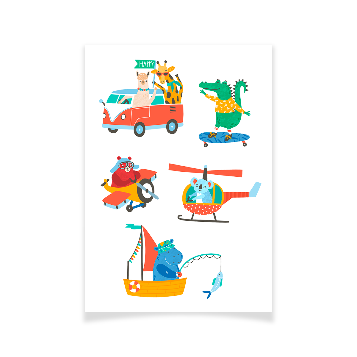 Tattoo Textile Animaux transports