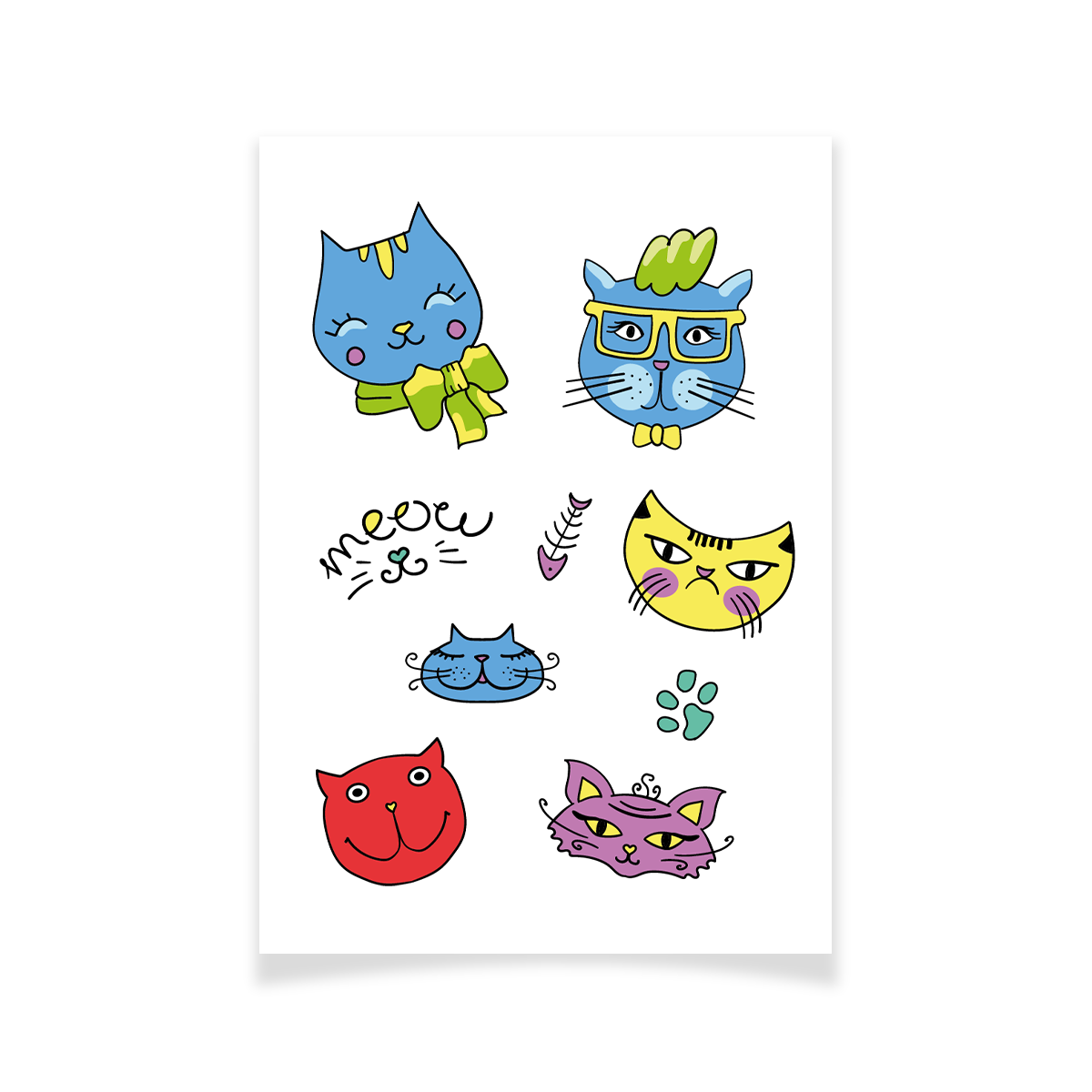 Tattoo Textile Chats 1