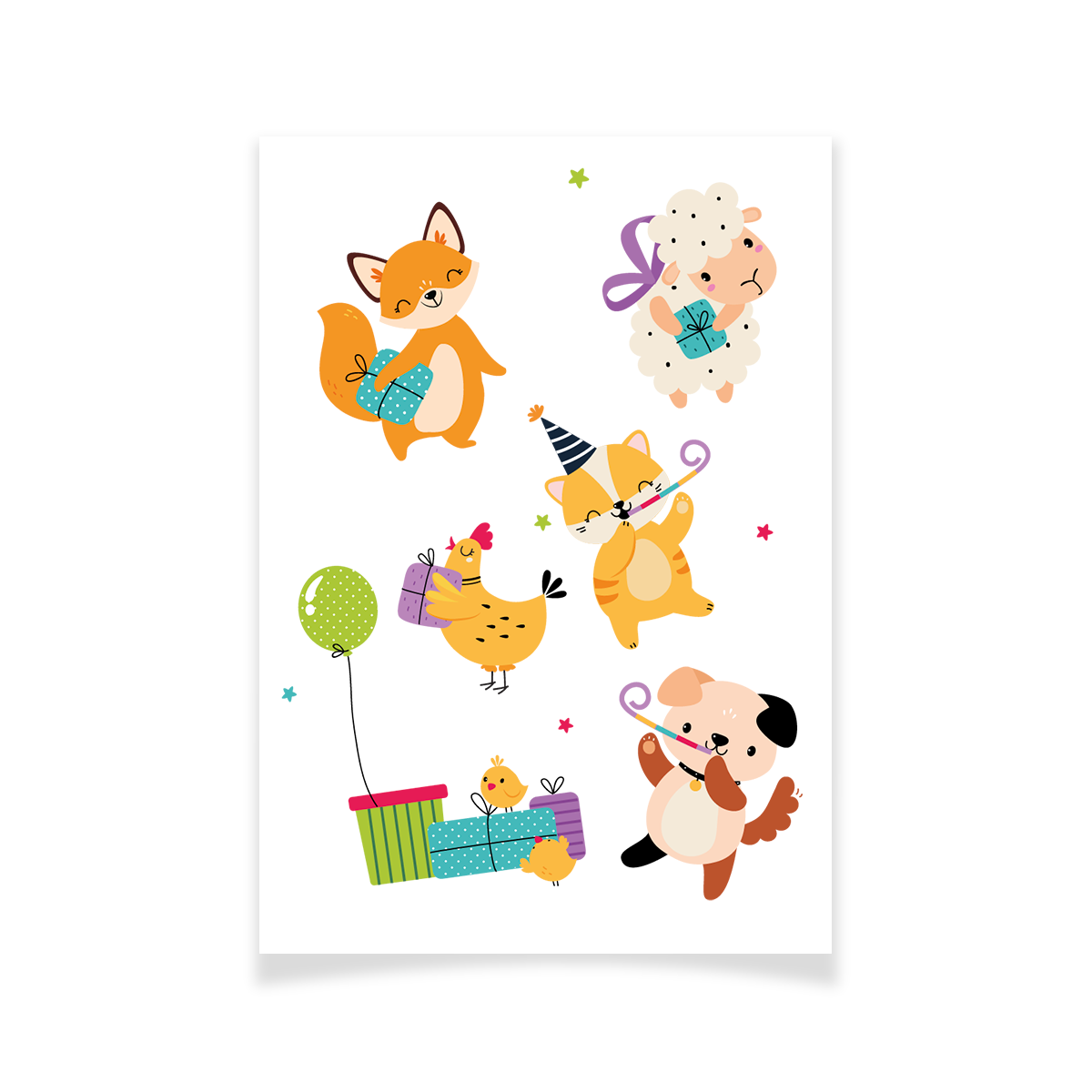 Tattoo Textile Animaux anniversaire