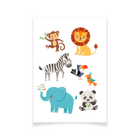 Tattoo Textile Animaux savane 3