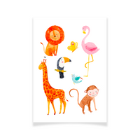 Tattoo Textile Animaux savane 4