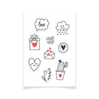 Tattoo Textile Amour 1