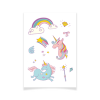 Tattoo Textile Licornes 2