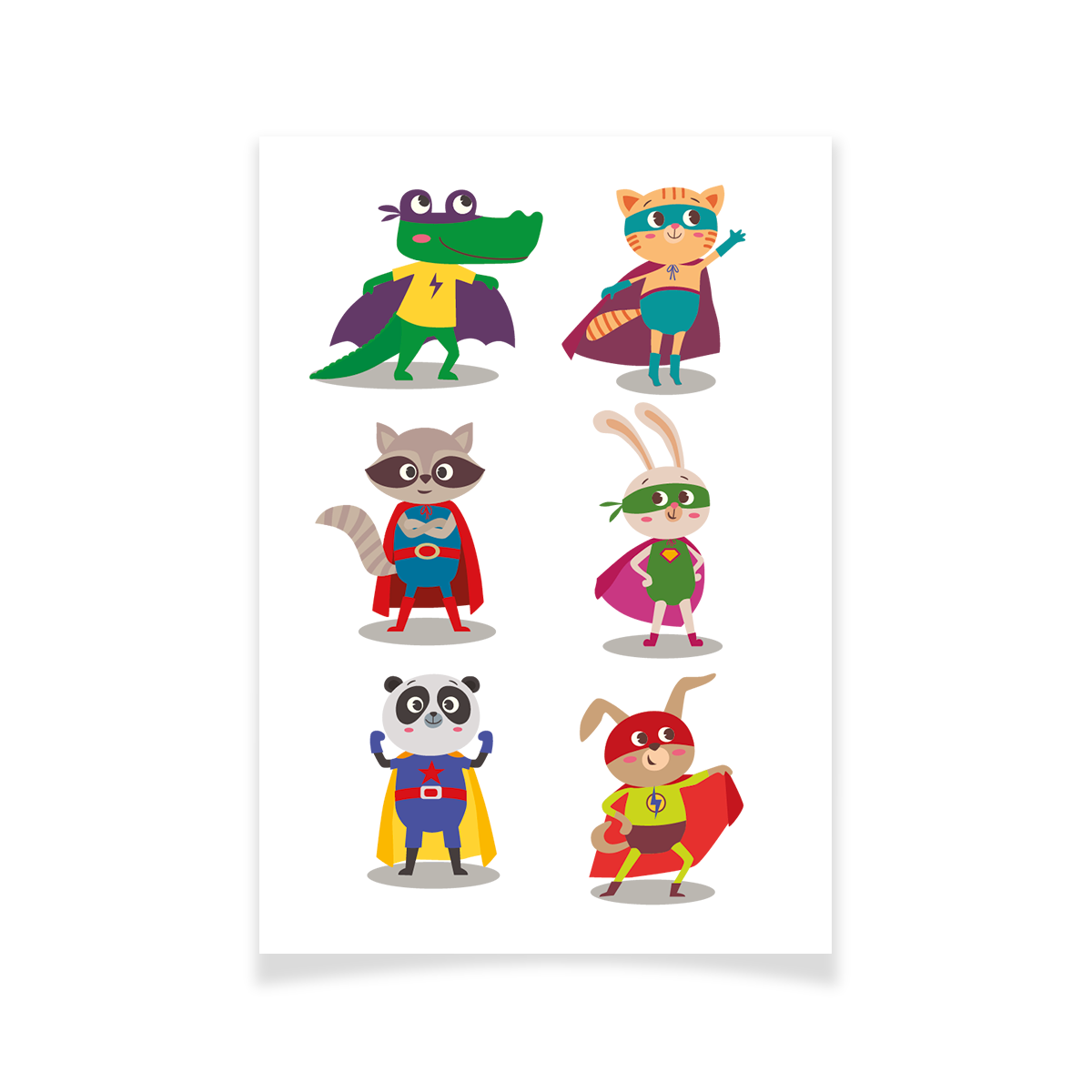 Tattoo Textile Supers animaux 1