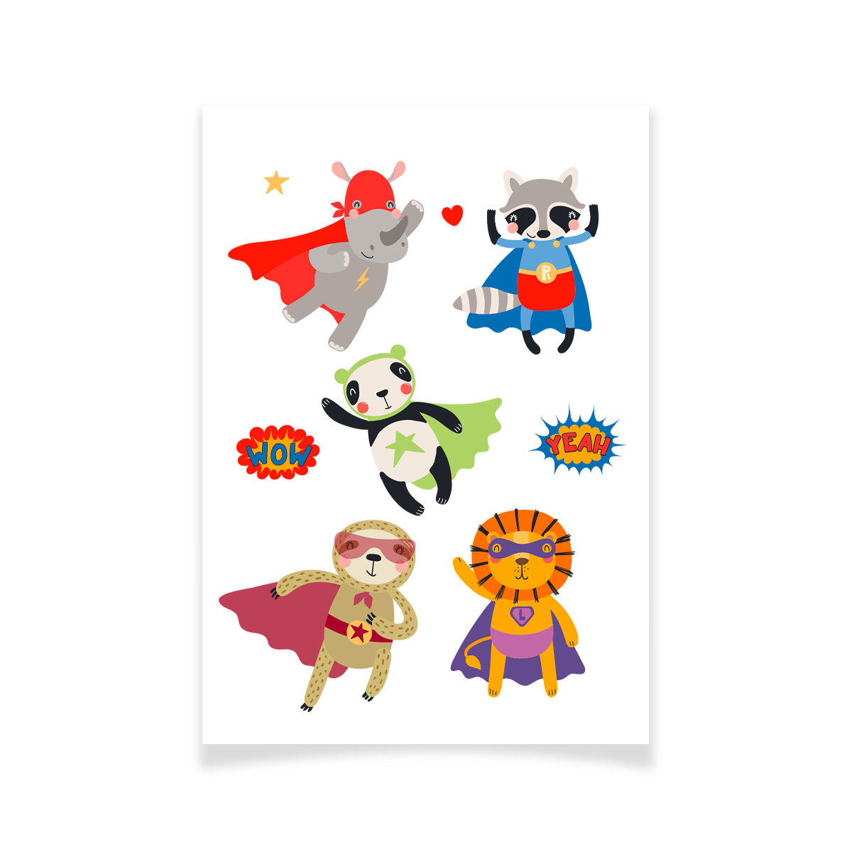 Tattoo Textile Supers animaux 2