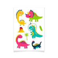 Tattoo Textile Dinosaures 2
