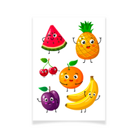 Tattoo Textile Fruits 1