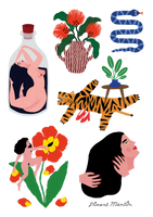 Planche de Tatouages Textiles Piment Martin