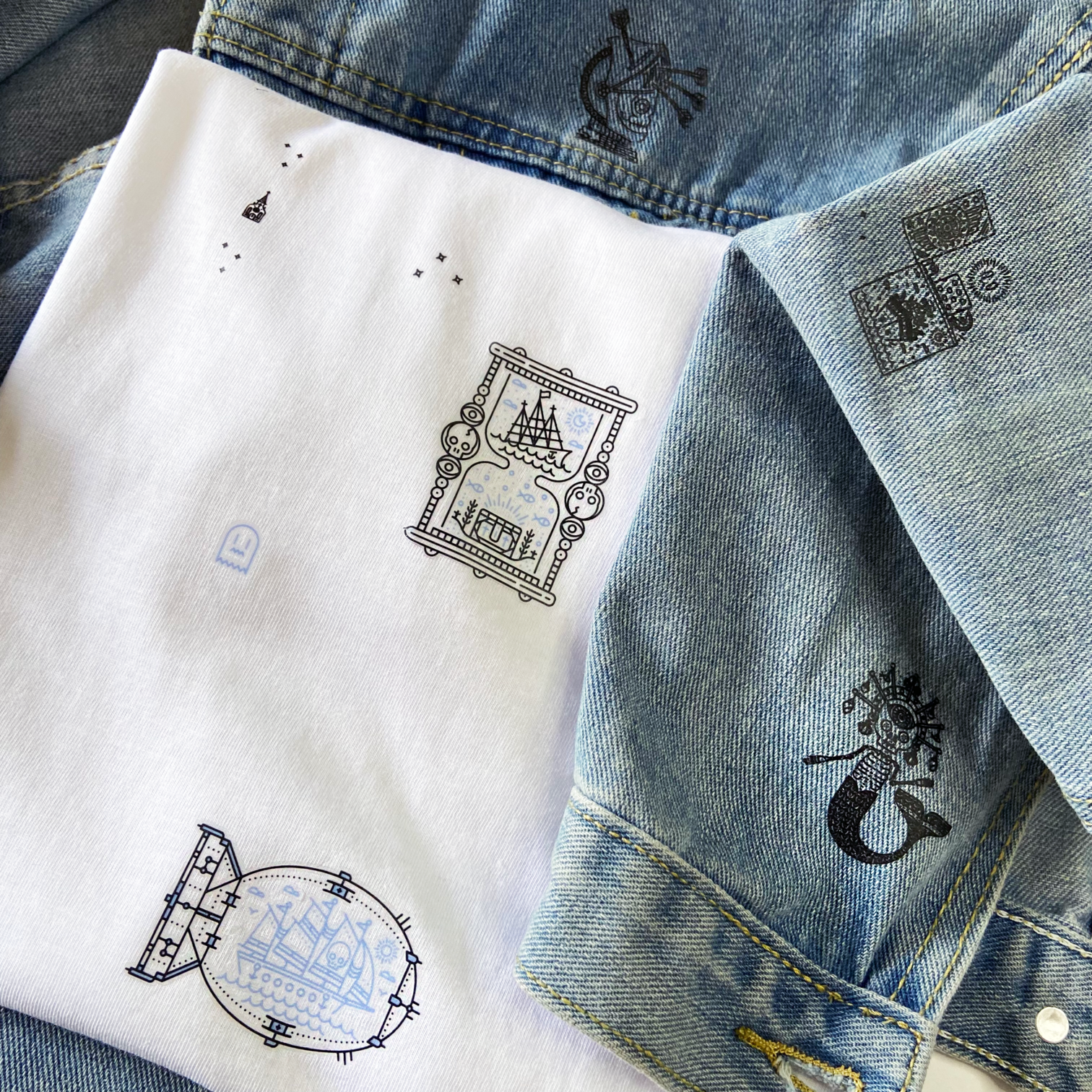 Planche de Tatouages Textile Russie #2