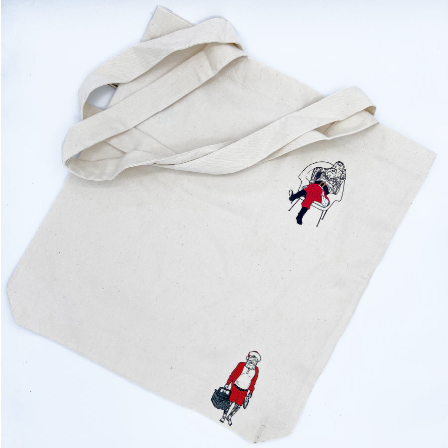 Tatouage Textile Santa on a chair