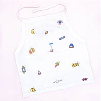 Tshirt avec Tatouages Textile Doodle