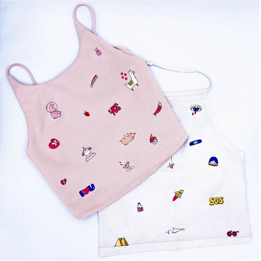 Planche de Tatouages Textile Doodle #2