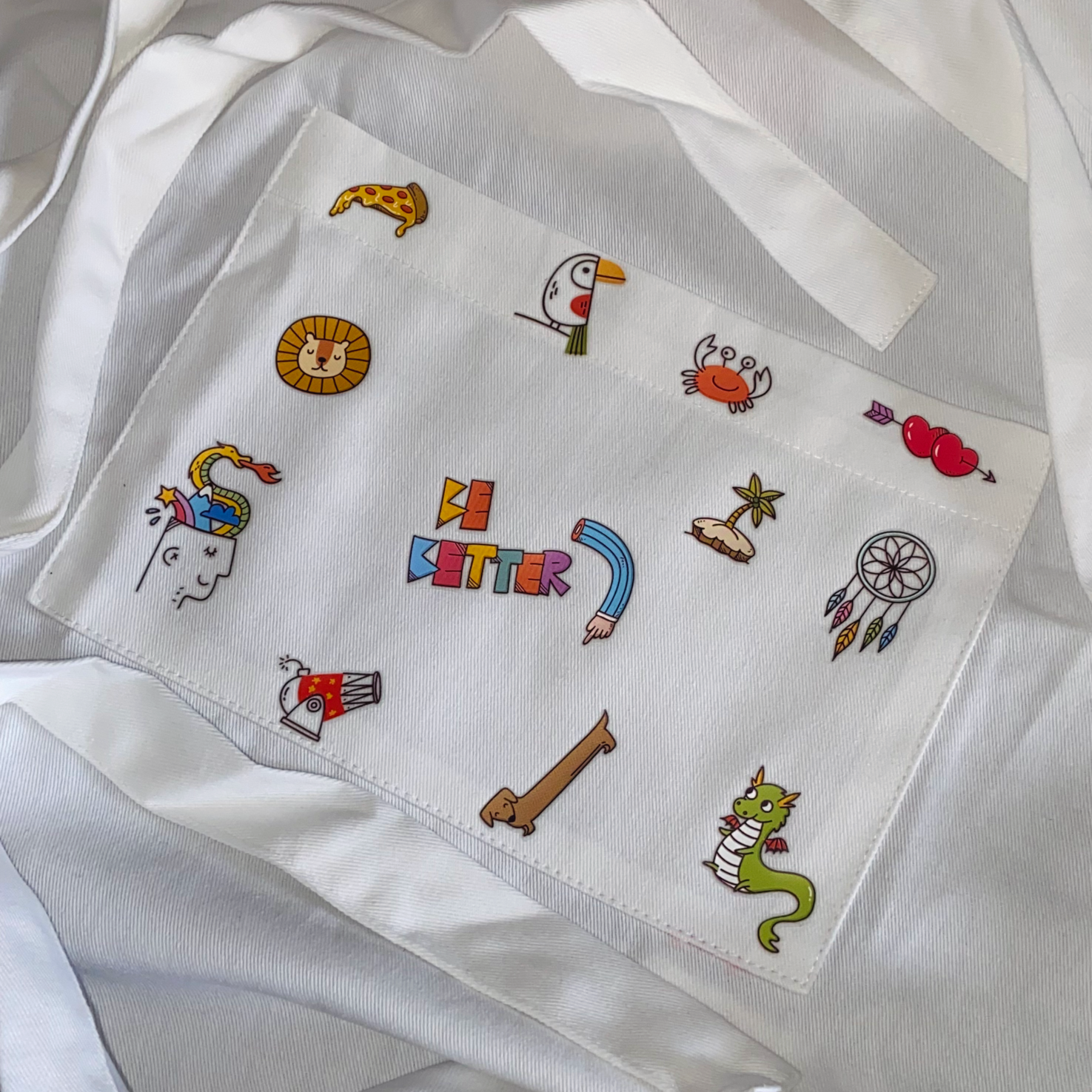 Planche de Tatouages Textile Doodle #3