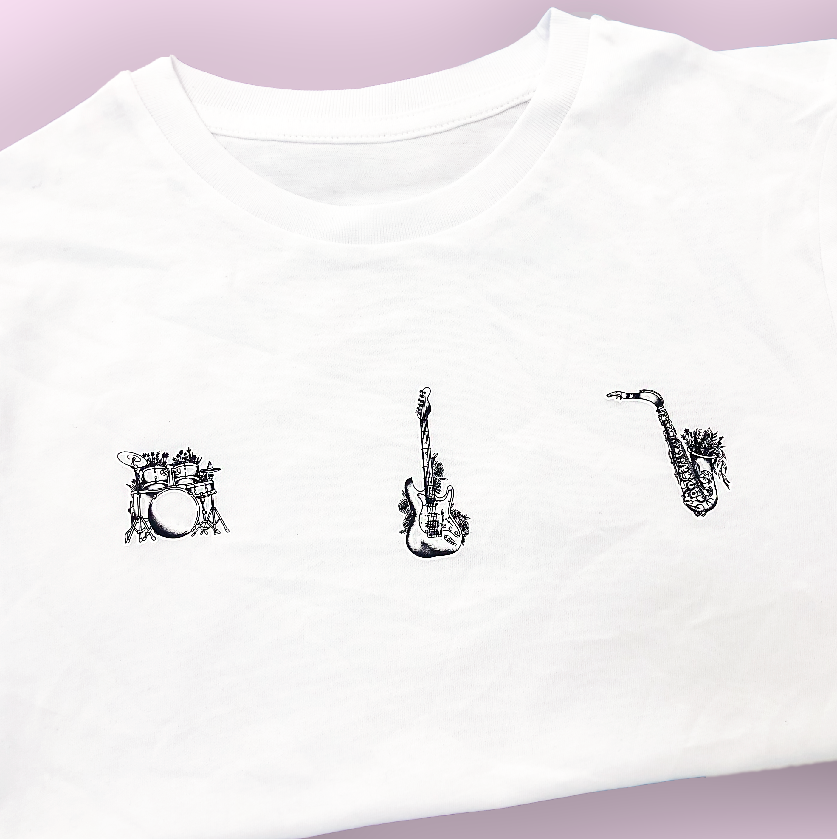 Planche de Tatouages Textile Fête de la musique