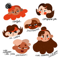 Planche de Tatouages Textile Emotions