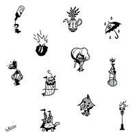 Planche de Tatouages Textile Le Petit Léo