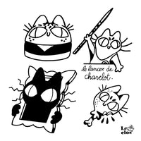 Planche de Tatouages Textile Le Clos