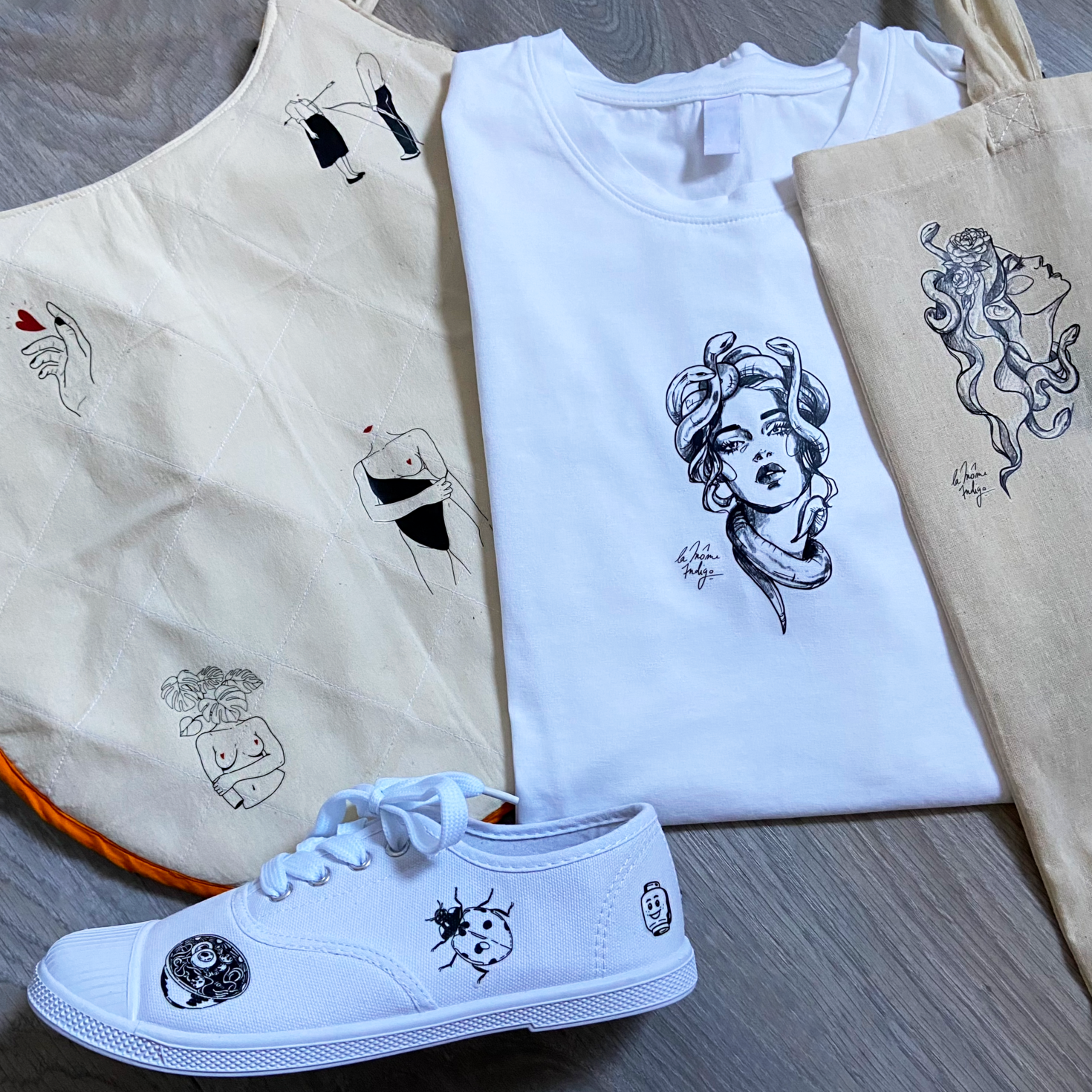 Planche de Tatouages Textile Les lèvres rouges