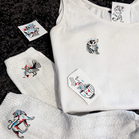 Planche de Tatouages Textile Les niaiseries #1