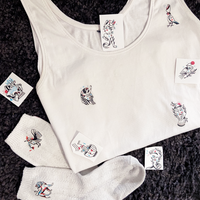 Planche de Tatouages Textile Les niaiseries #2