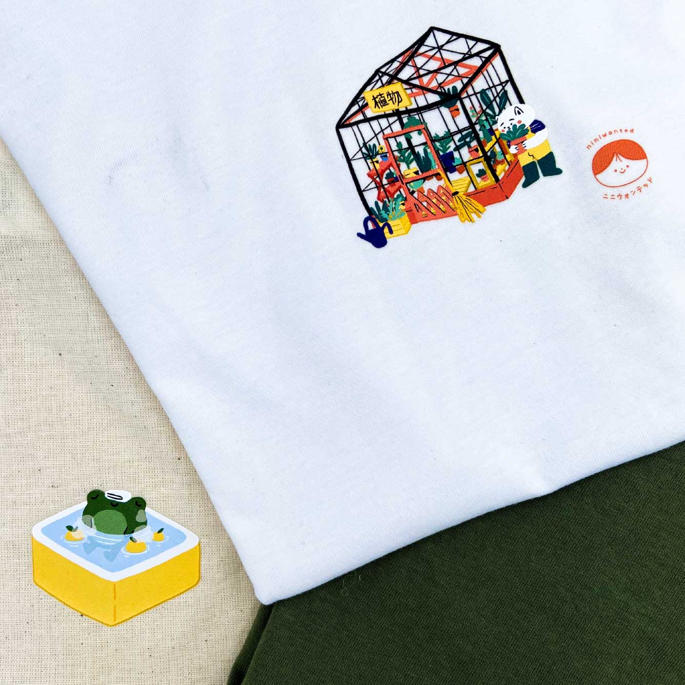 Tatouage Textile Greenhouse