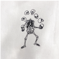 Tatouage Textile Squelette