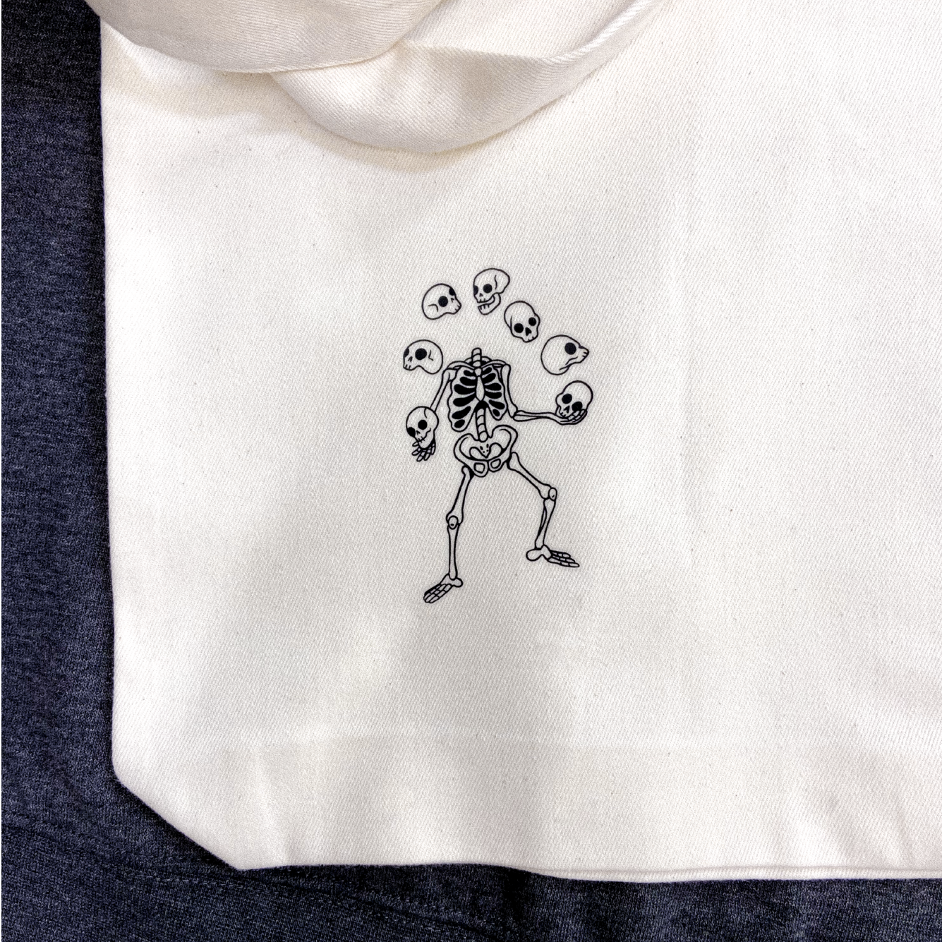 Tatouage Textile Squelette