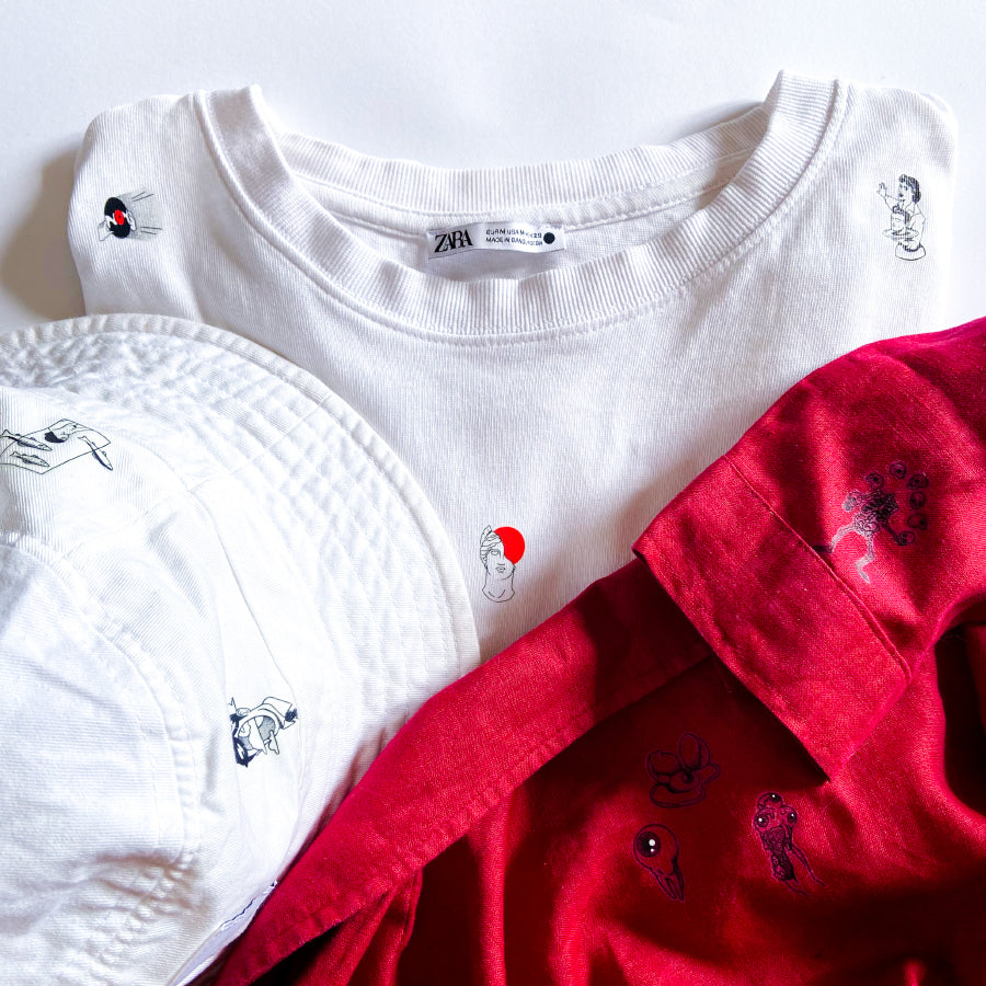 Planche de Tatouages Textile Penny #1