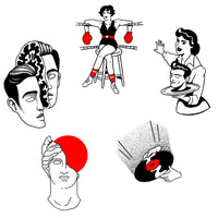 Planche de Tatouages Textile Penny #1