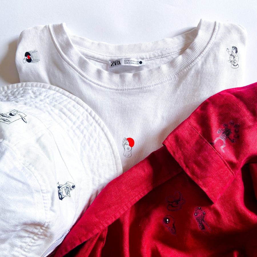 Planche de Tatouages Textile Penny #2