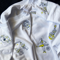 Planche de Tatouages Textile Cirque