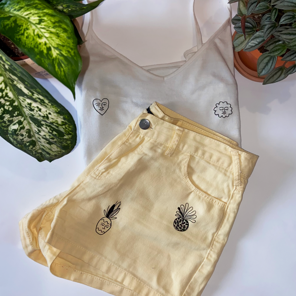 Planche de Tatouages Textile Sojary