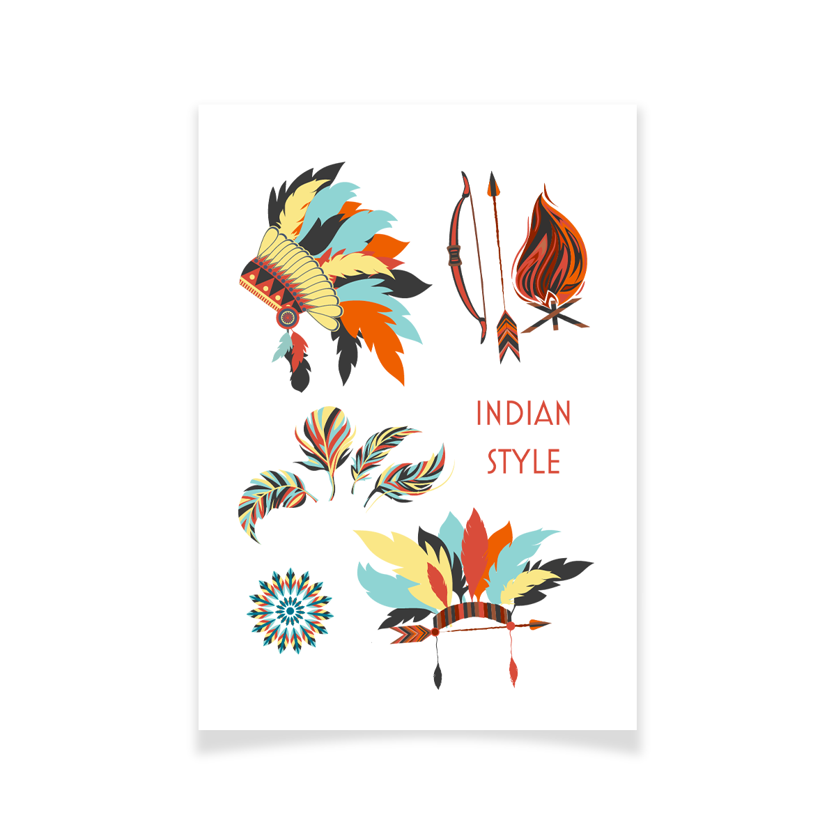 Tattoo Textile Indian style