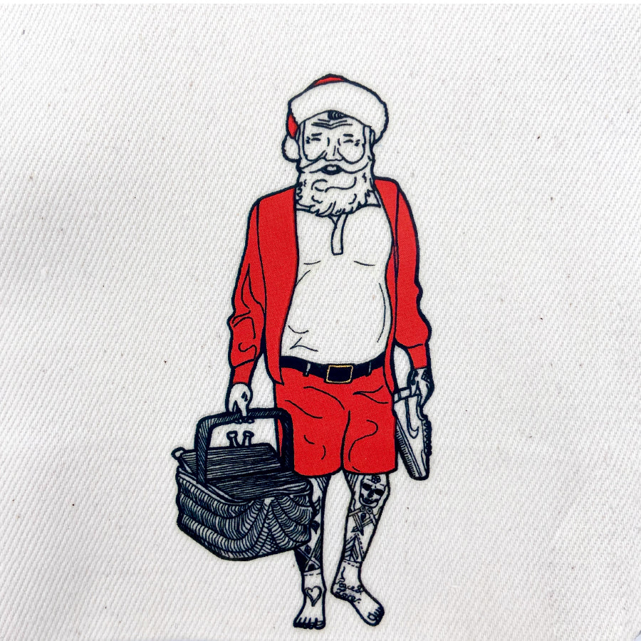Tatouage Textile Santa